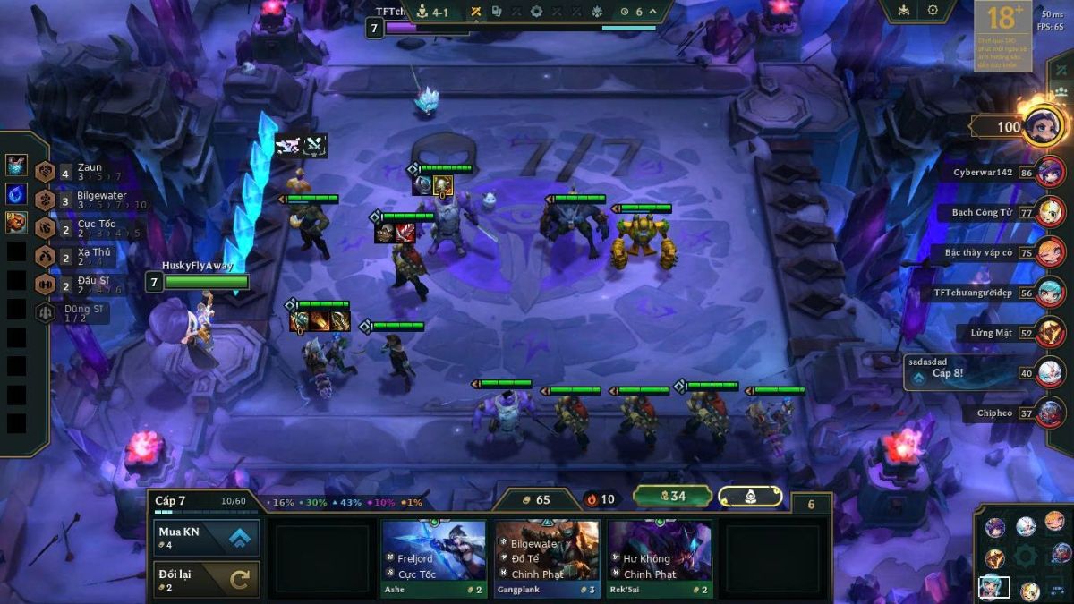 Lên cấp 7, triệu hồi Warwick và tích tiền để slow roll