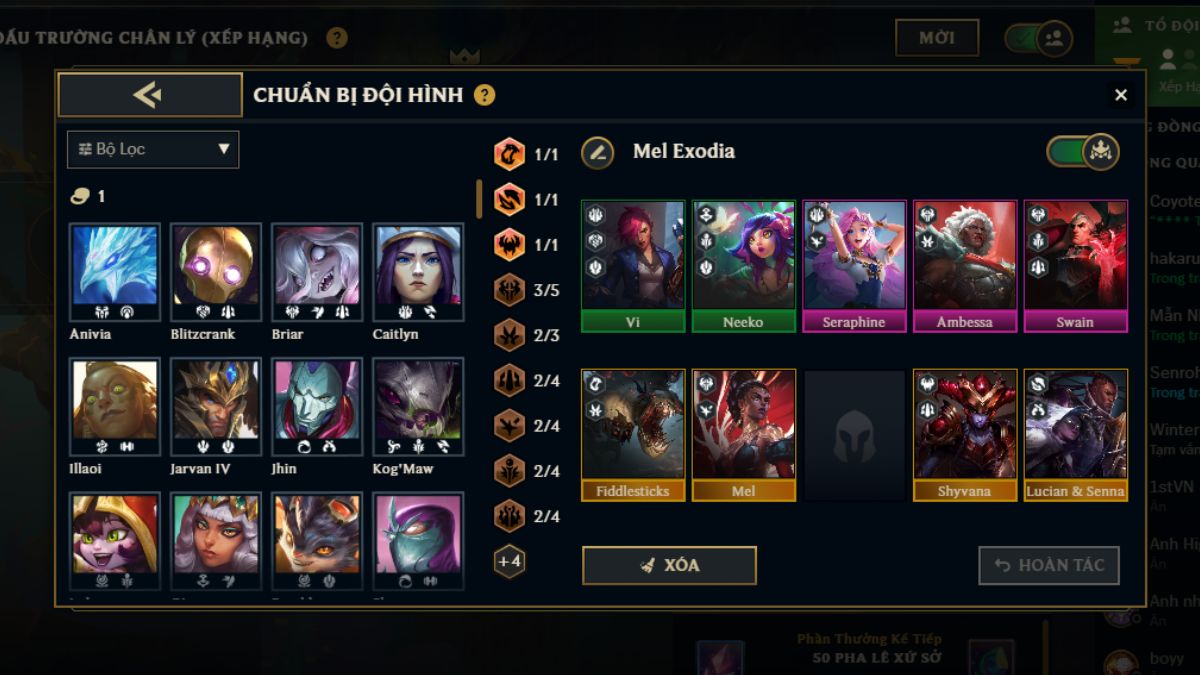 ĐTCL mùa 16: Đội hình Mel carry cùng Tất Tay Bật Đồng siêu bá