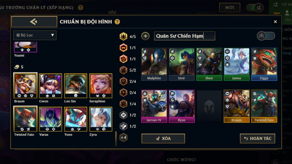 ĐTCL mùa 15: Triển khai đội hình Quân Sư Chiến Hạm siêu reroll
