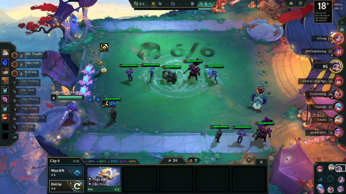 Tập trung giữ máu và tích lũy tài nguyên ở giai đoạn đầu game