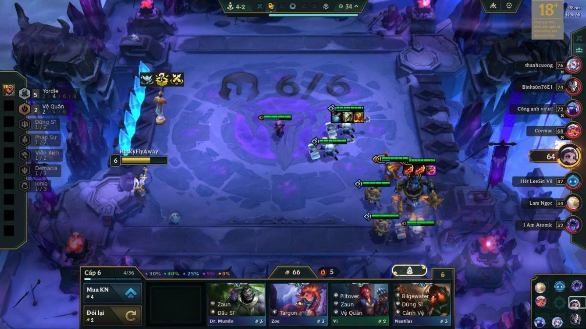 Nâng cấp Rumble và Lulu lên 3 sao