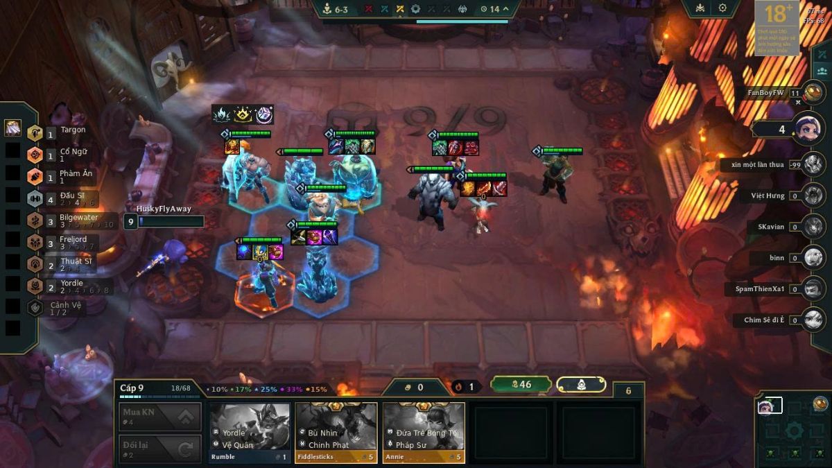 Triệu hồi và nâng cấp các chủ lực lên 2 sao