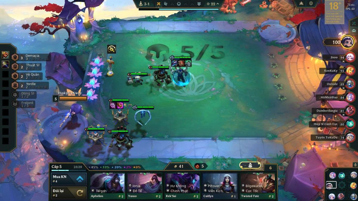 Mở khóa sớm Demacia và tạo chuỗi thắng đầu game