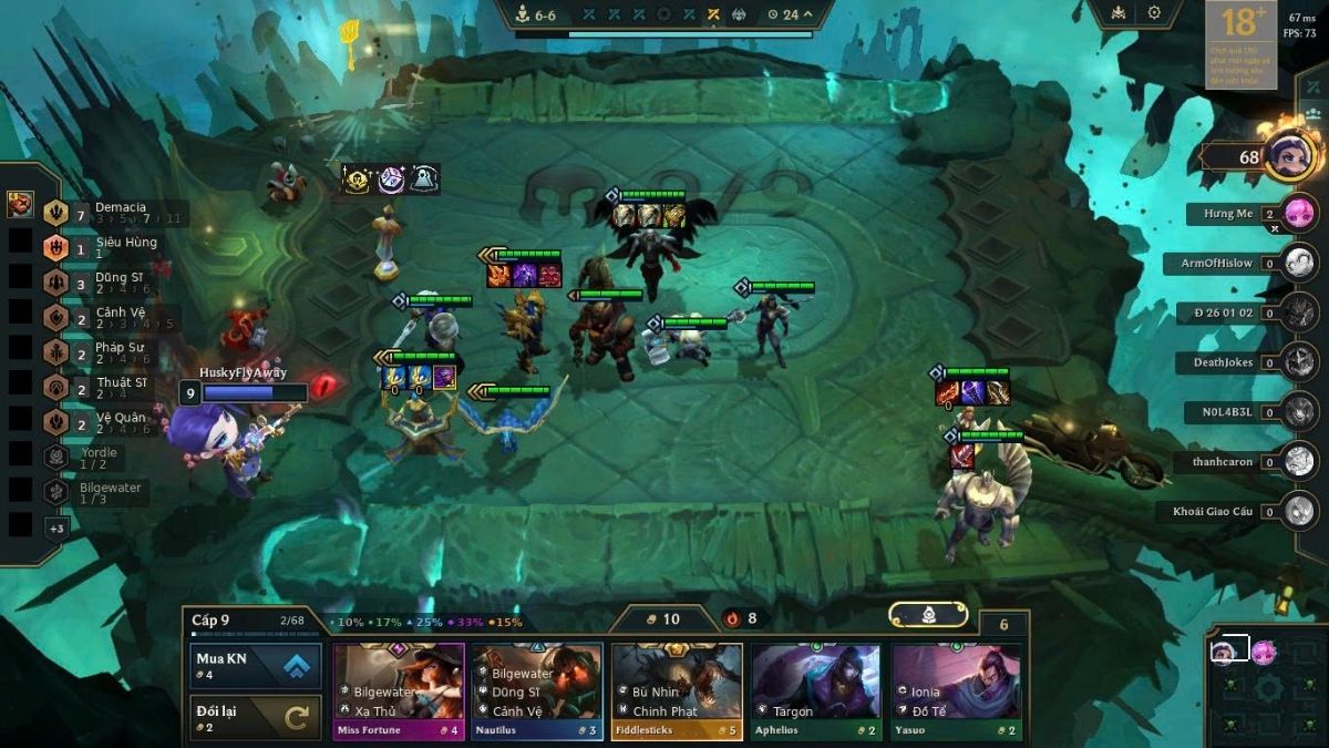 Thêm tướng 5 vàng ở cấp 9 và nâng Galio lên 2 sao