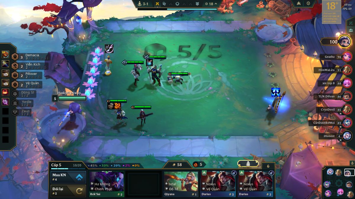 Đánh chuỗi thắng để lấy lợi thế đầu game