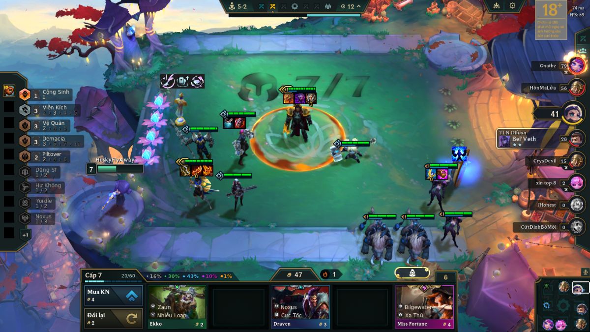 Slowroll cho đến khi nâng cấp được các chủ lực lên 3 sao