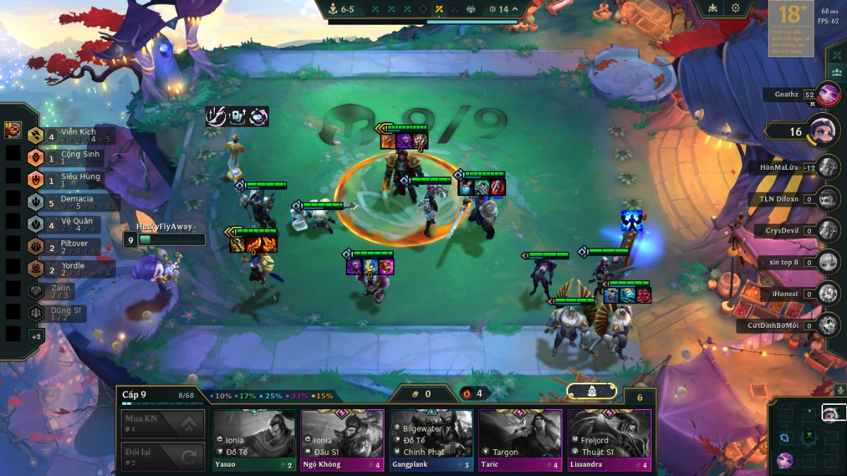 Up cấp 9 và hoàn thiện 4 mốc tộc hệ Viễn Kích