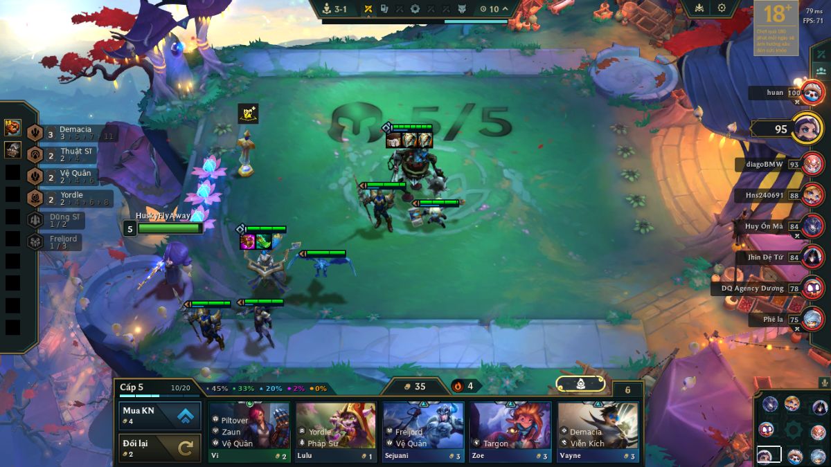 Đây là form đội hình giữ máu tốt nhất đầu game