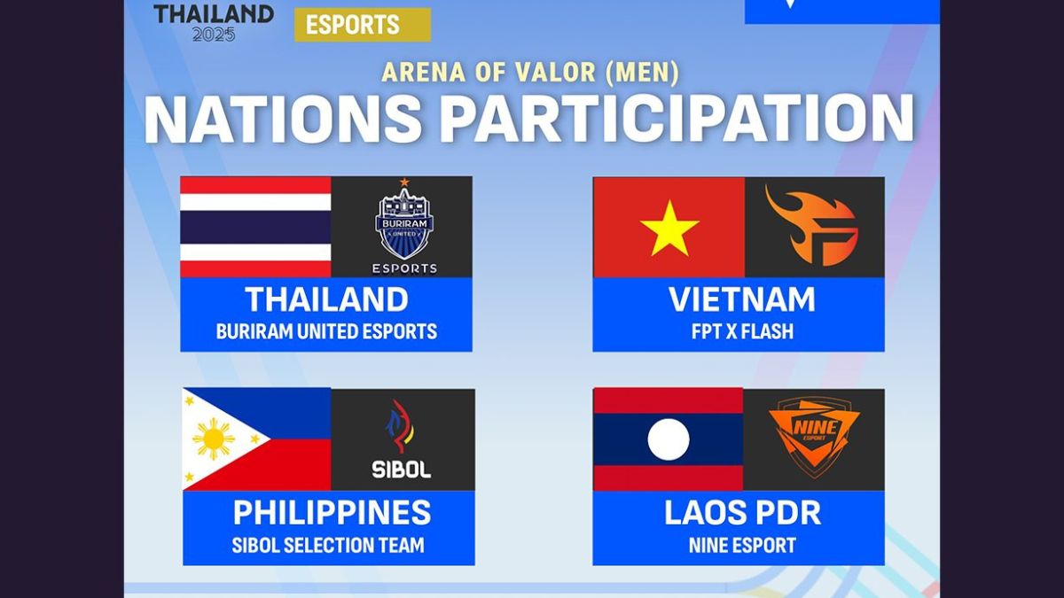 Free Fire góp mặt trong SEA Games 33 cùng ba bộ môn eSports khác