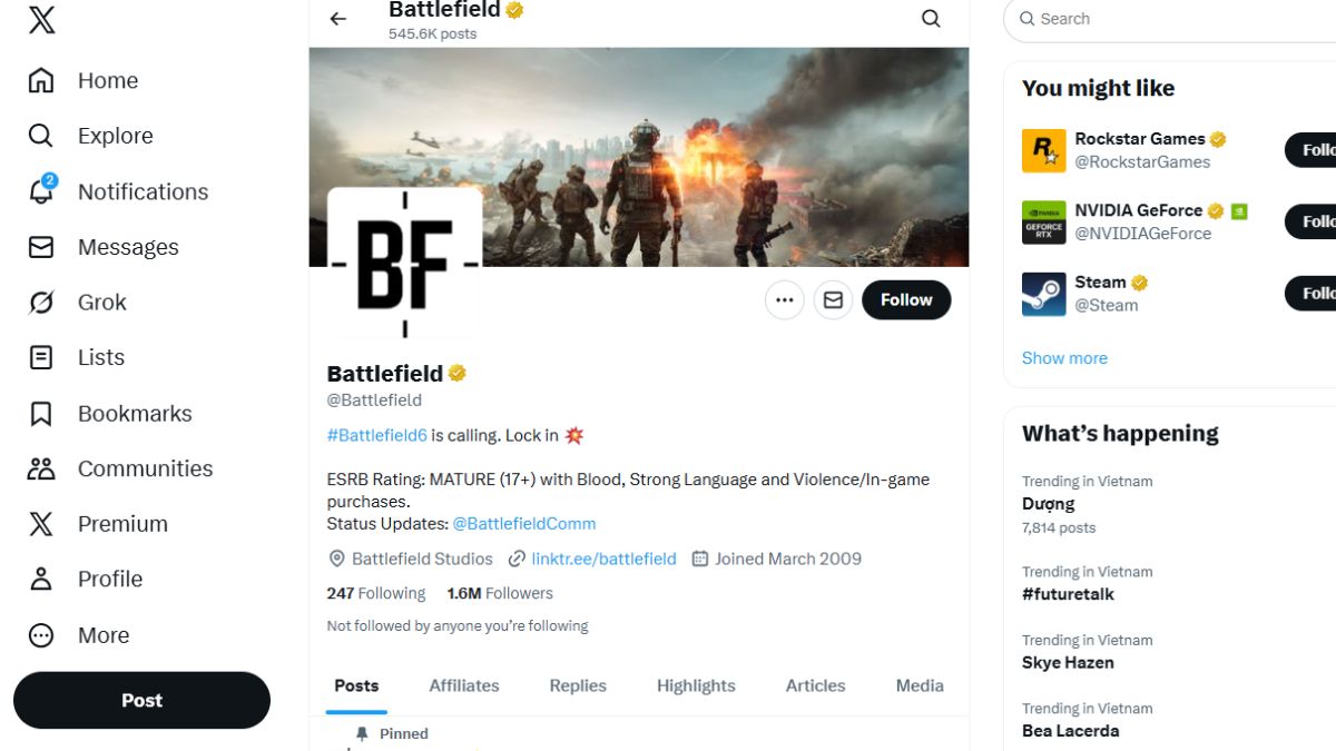Battlefield 6: Game lag, mất kết nối - Kiểm tra ngay máy chủ theo cách này