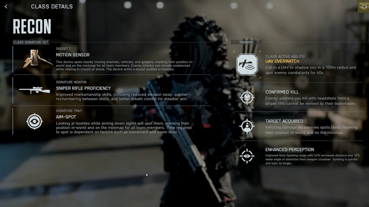 Tất tần tật về lớp nhân vật Recon trong Battlefield 6