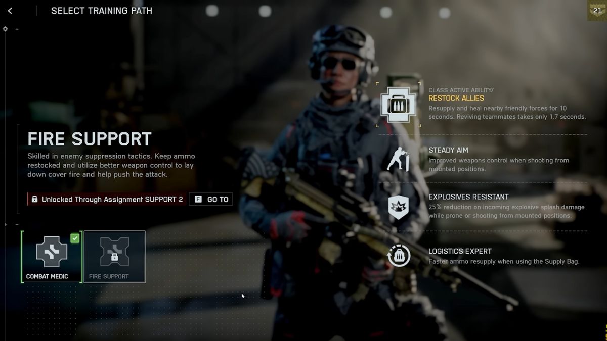 Tất tần tật về lớp nhân vật Support trong Battlefield 6