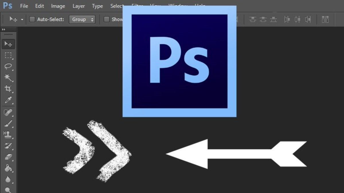 Sử dụng Shape Layer để giữ nguyên độ sắc nét của mũi tên ở mọi tỷ lệ