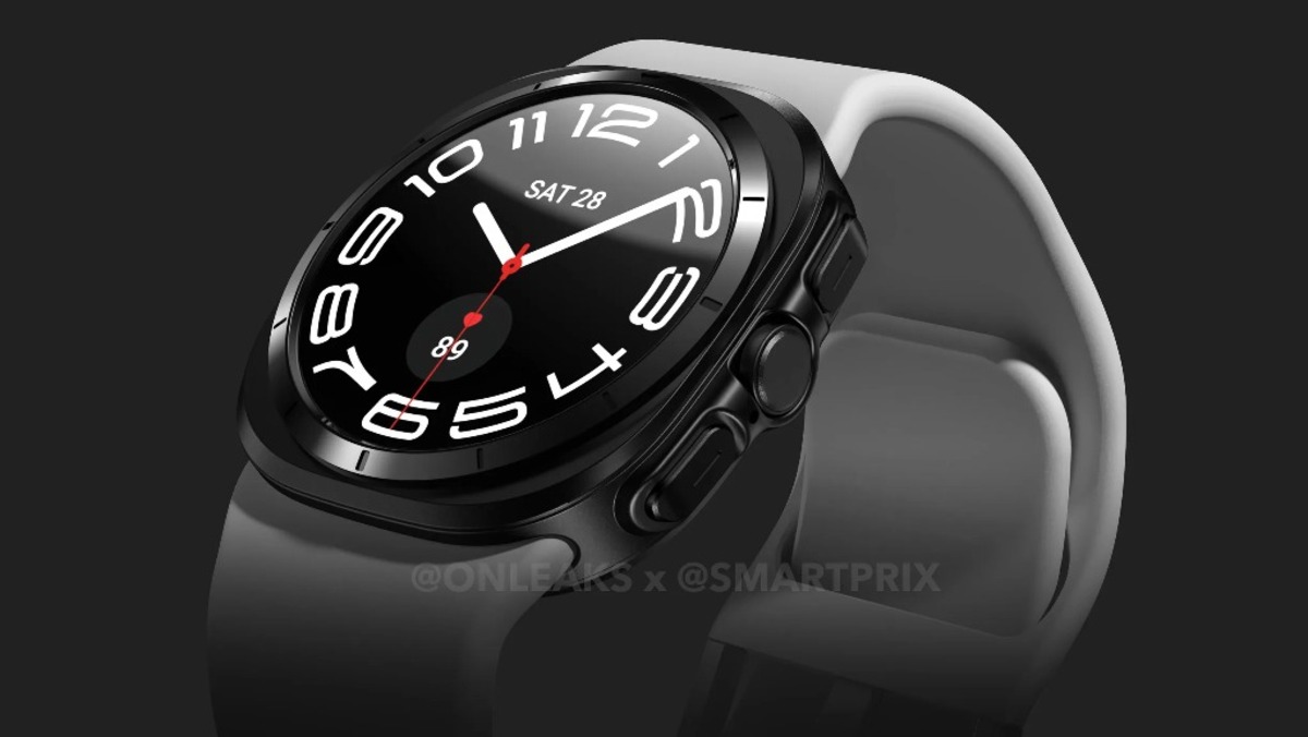 Hình ảnh render về Galaxy Watch Ultra