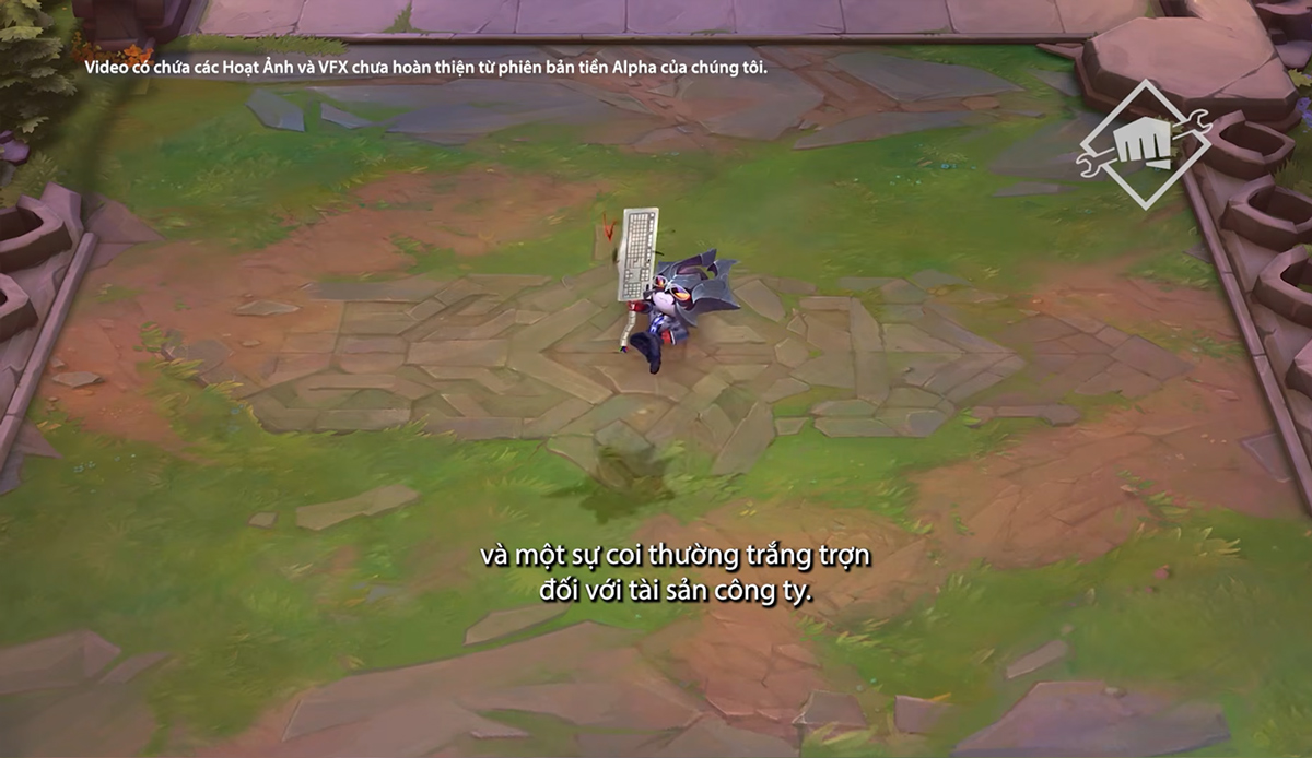 Chibi Office Aatrox tạm gọi là Aatrox công sở