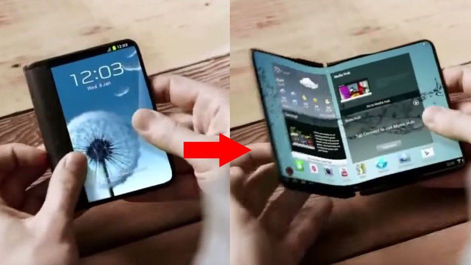Đây là ảnh render đầu tiên của smartphone màn hình uốn gập Galaxy X?
