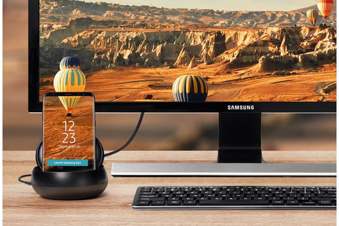 Rò rỉ phụ kiện DeX Pad cho Galaxy S9, cho phép sử dụng màn hình làm bàn rê