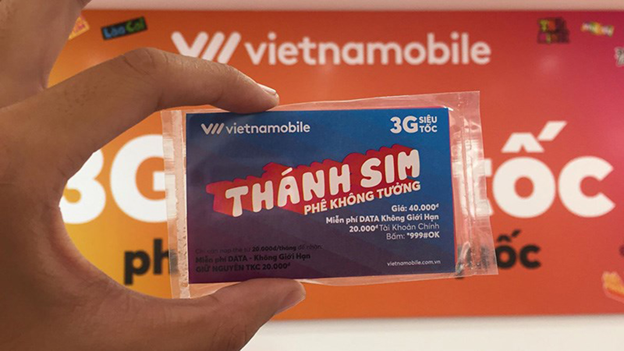 Vietnamobile điều chỉnh Chính sách sử dụng Thánh SIM từ 8/3