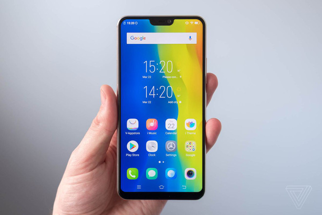 Vivo V9 chính thức: Màn hình tai thỏ, camera selfie 24MP tích hợp AI