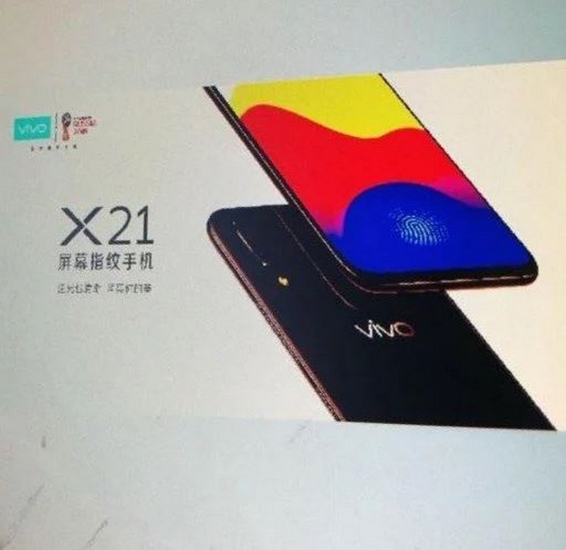 Xuất hiện poster quảng cáo Vivo X21 với cảm biến vân tay nhúng dưới màn hình