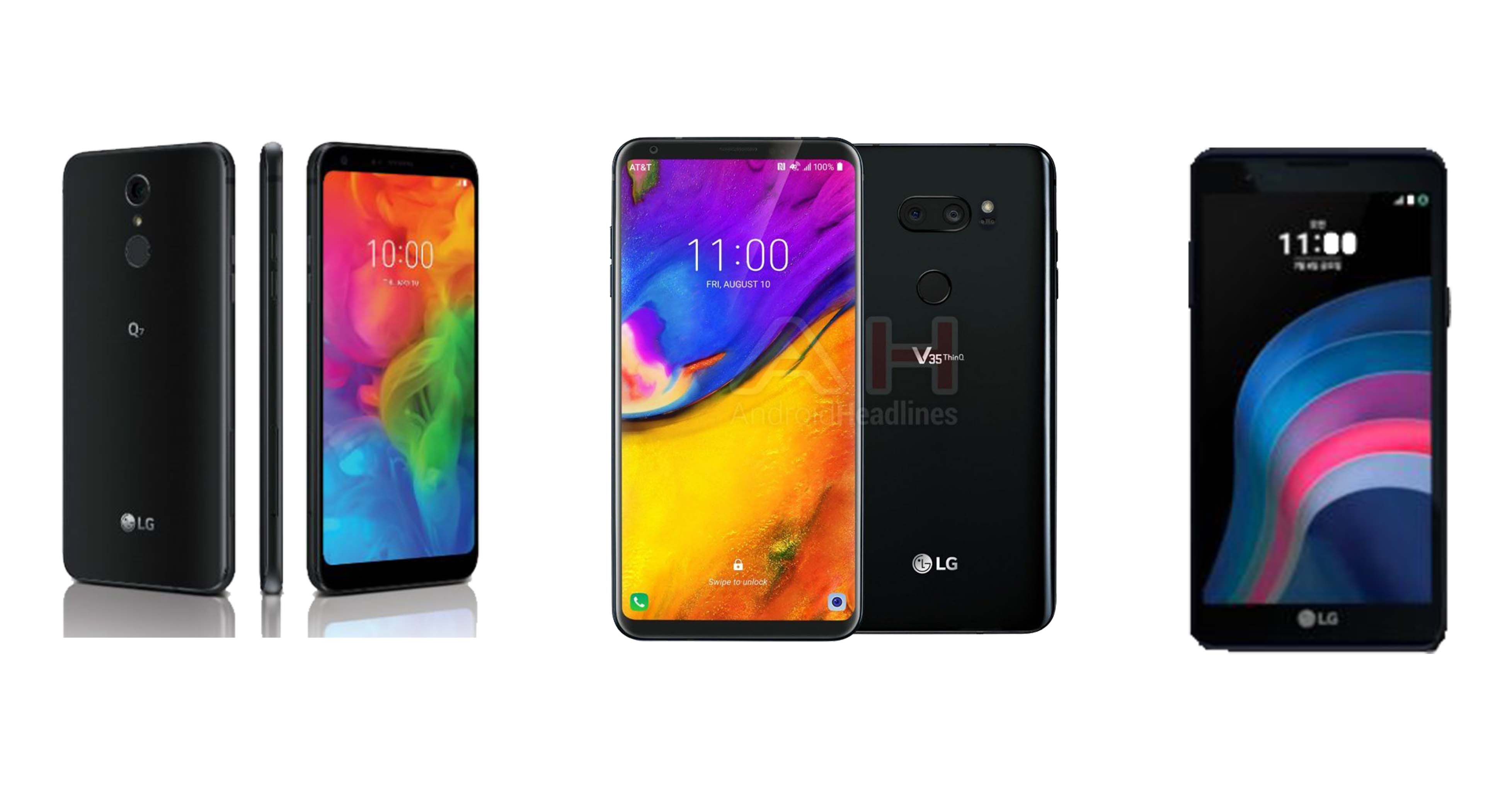 LG sẽ ra mắt V35, Q7, Q7 Plus, X5 và X2 vào tháng 6 tới đây