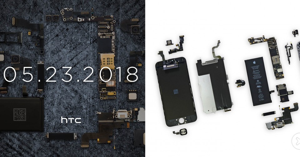 HTC “nhá hàng” U12+ bằng một cách kỳ lạ: Sử dụng hình ảnh linh kiện iPhone 6
