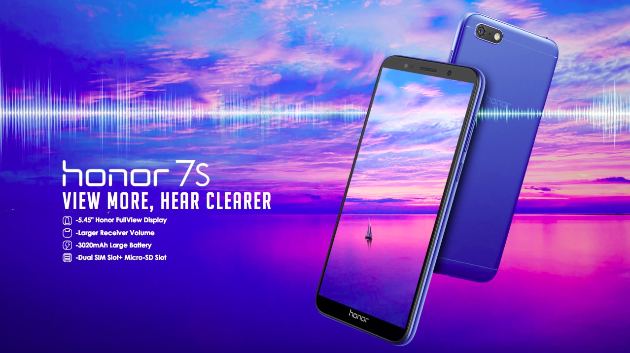 Honor 7S ra mắt: Chạy Android 8.1 mới nhất, giá 2.8 triệu