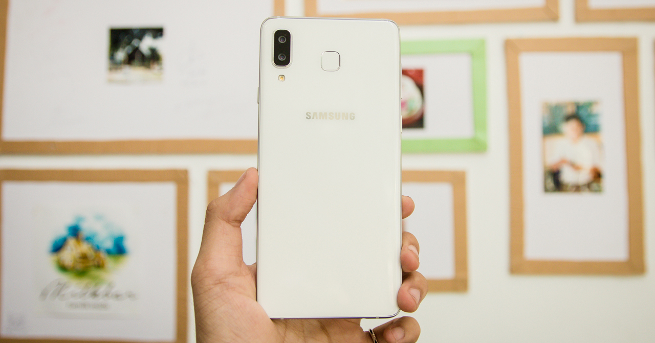Trên tay Galaxy A8 Star: Thiết kế nhôm kính, camera khẩu độ lớn, bổ sung lại màu trắng