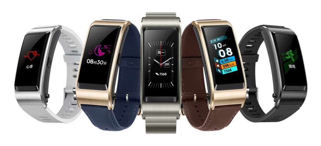 Huawei ra mắt vòng đeo tay theo dõi sức khỏe TalkBand B5 kiêm tai nghe Bluetooth