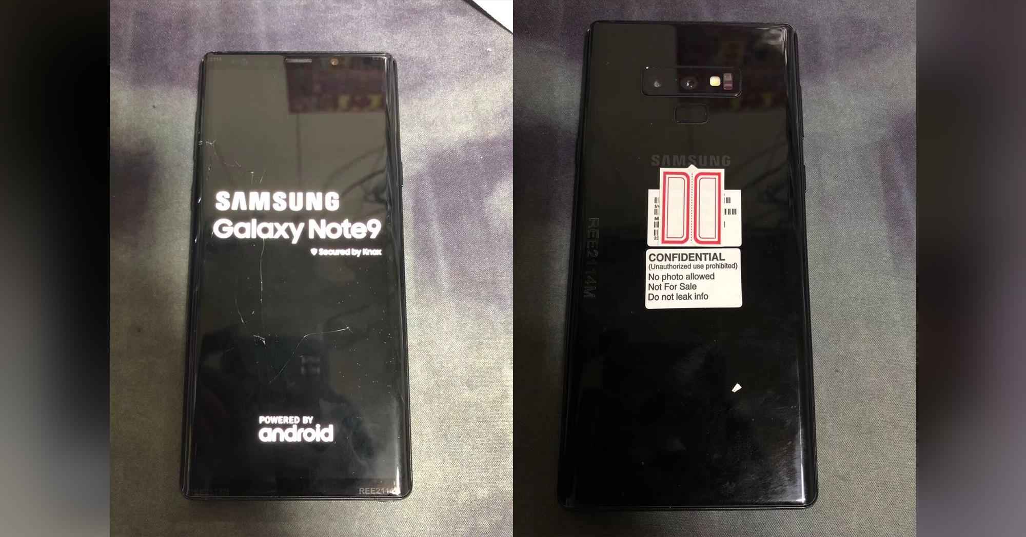Đây là chiếc Galaxy Note9 bị vỡ màn hình đầu tiên trên thế giới