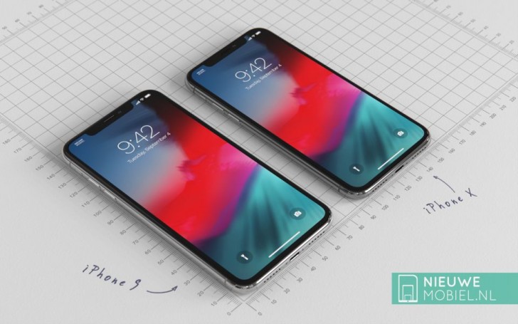 iPhone 6.1 inch sắp ra mắt khi đặt cạnh iPhone X trông sẽ như thế nào?