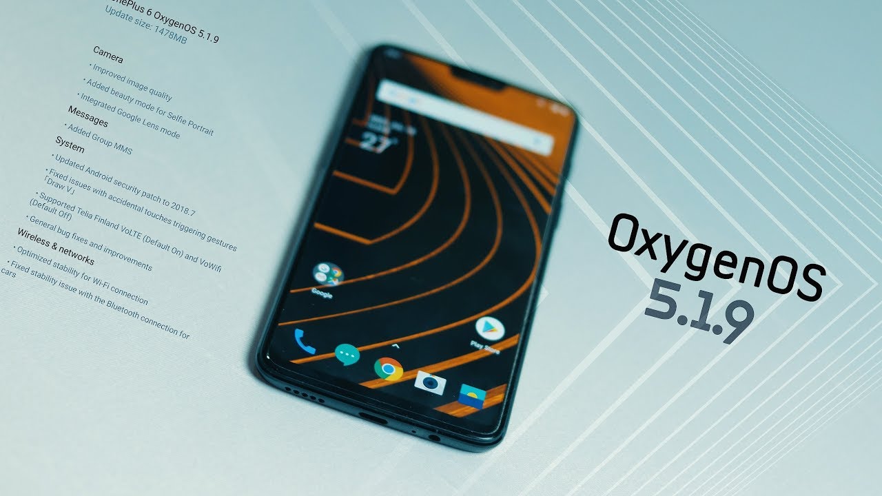 OnePlus 6 tiếp tục nhận bản cập nhật OxygenOS 5.1.9, mang đến tính năng tiết kiệm pin thông minh