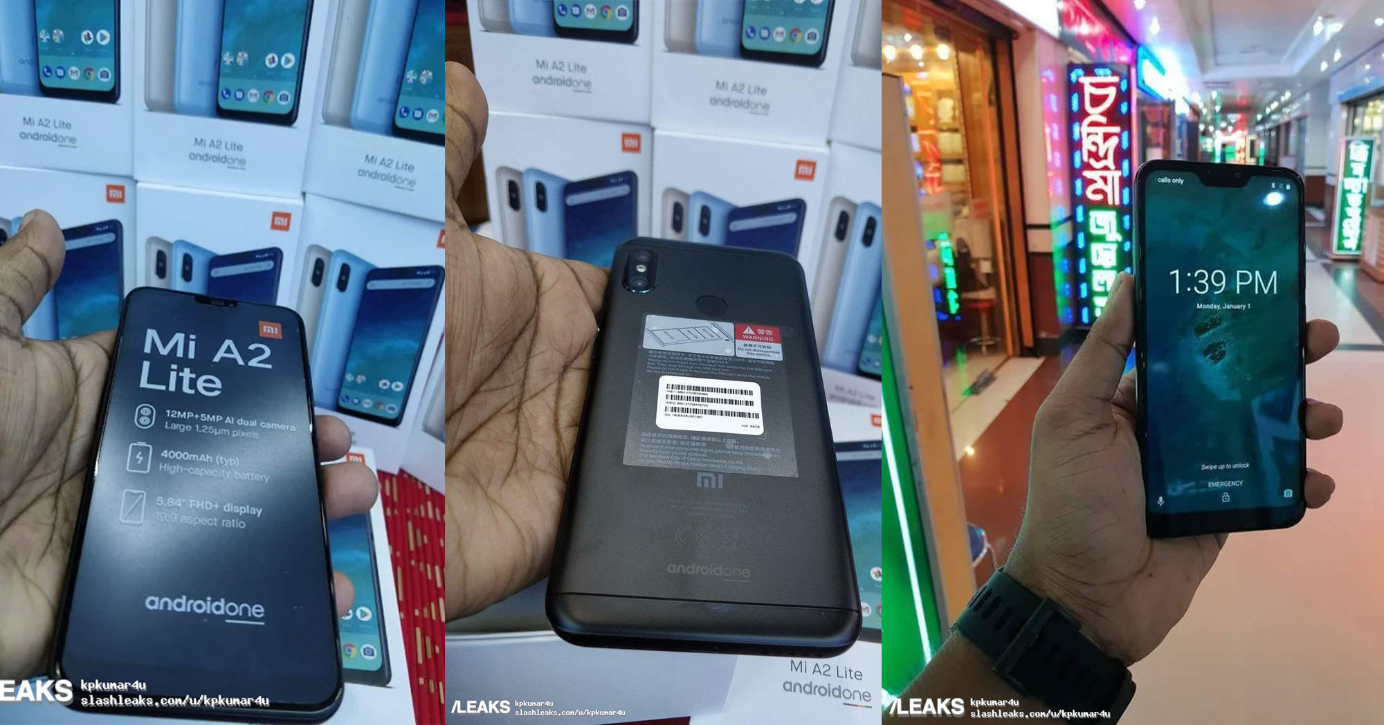 Trên tay Xiaomi Mi A2 Lite trước giờ G: Thiết kế giống hệt Redmi 6 Pro