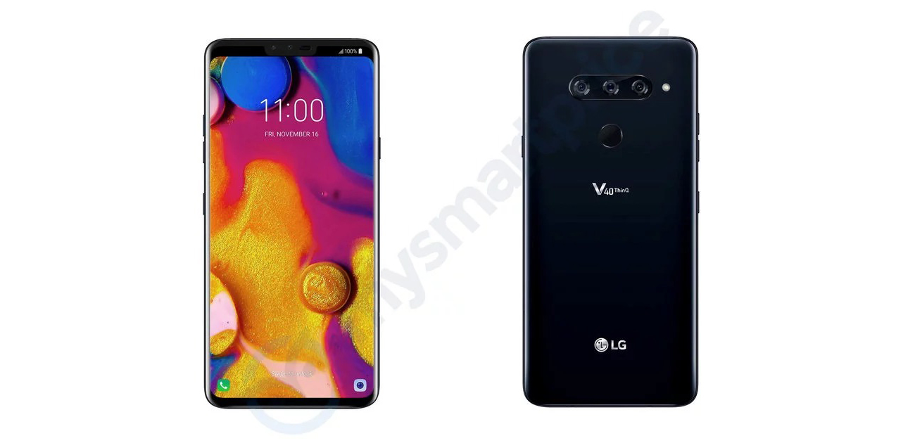 LG V40 ThinQ lộ ảnh render: Snapdragon 845, có tai thỏ và 5 camera LG V40 ThinQ lộ ảnh render: Snapdragon 845, có tai thỏ và 5 camera