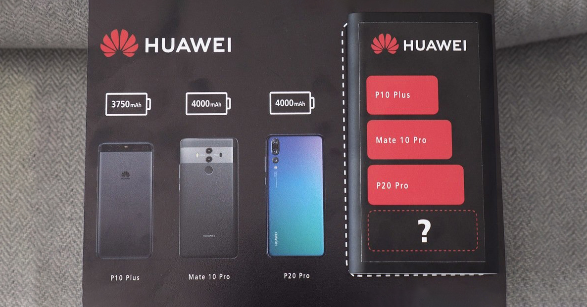 Huawei Mate 20 Pro sẽ được trang bị viên pin khổng lồ, lên tới 4200mAh?