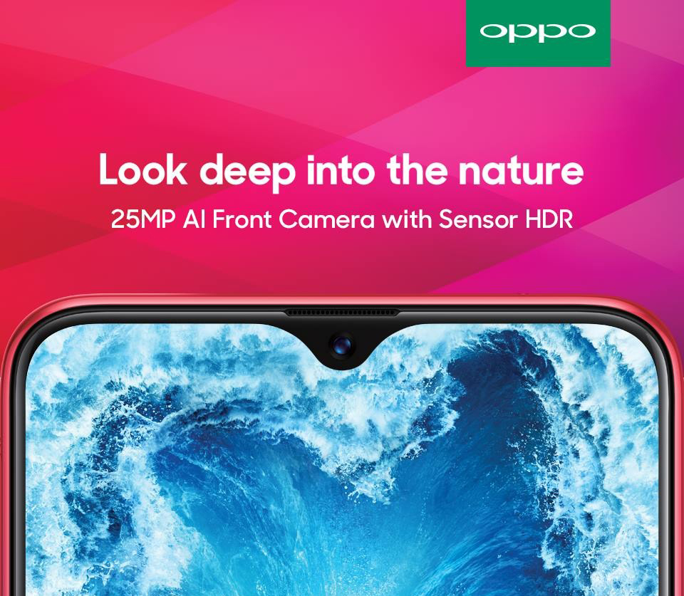 Oppo F9 lộ ảnh thực tế với camera selfie 25MP tích hợp AI, sẽ ra mắt vào ngày 15/8 sắp tới?