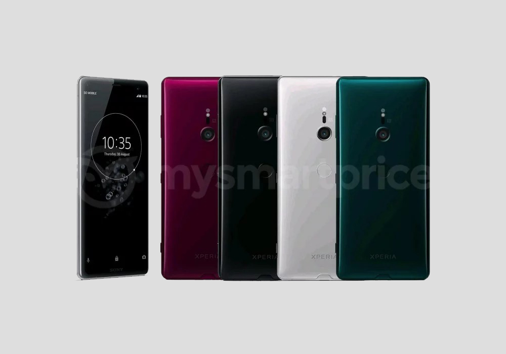 Sony Xperia XZ3 lộ ảnh render trước ngày ra mắt, sẽ có 4 tùy chọn màu sắc cực đẹp