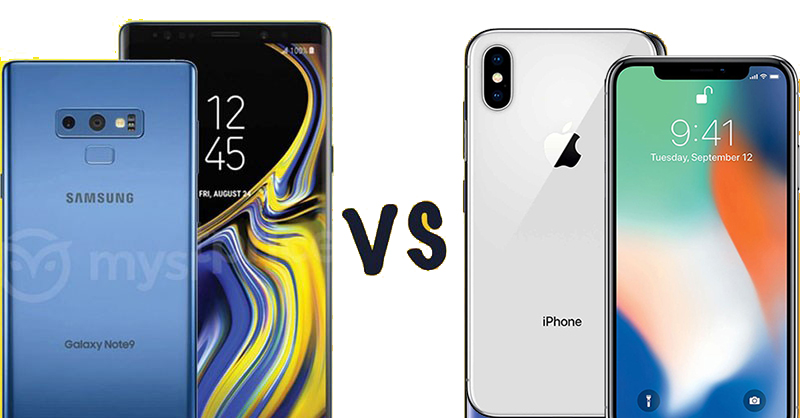 So sánh Galaxy Note 2018 (tin đồn) và iPhone X: Khi flagship đại chiến!