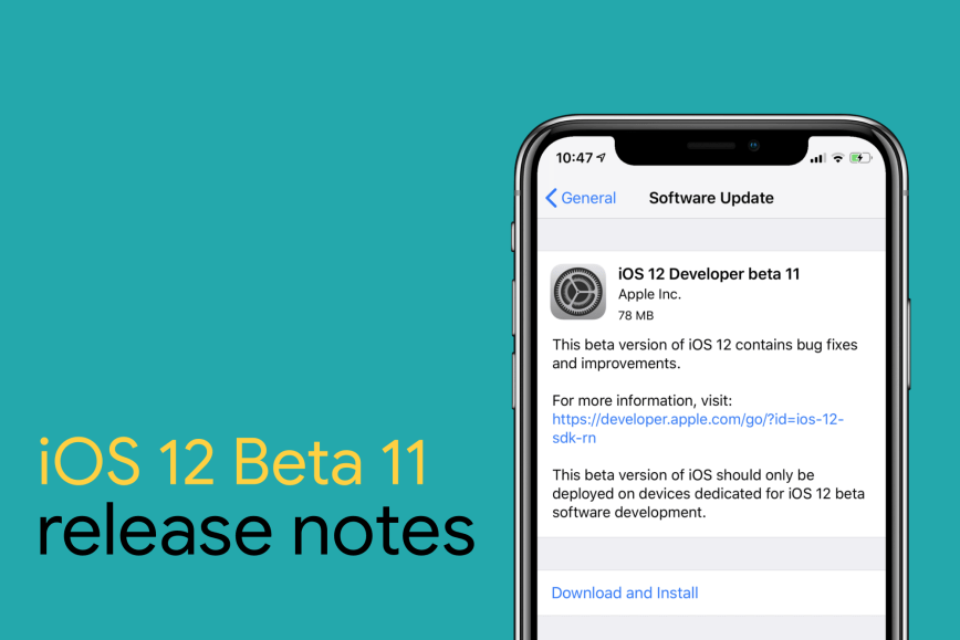 Apple tung ra cập nhật iOS 12 beta 11 dành cho nhà phát triển