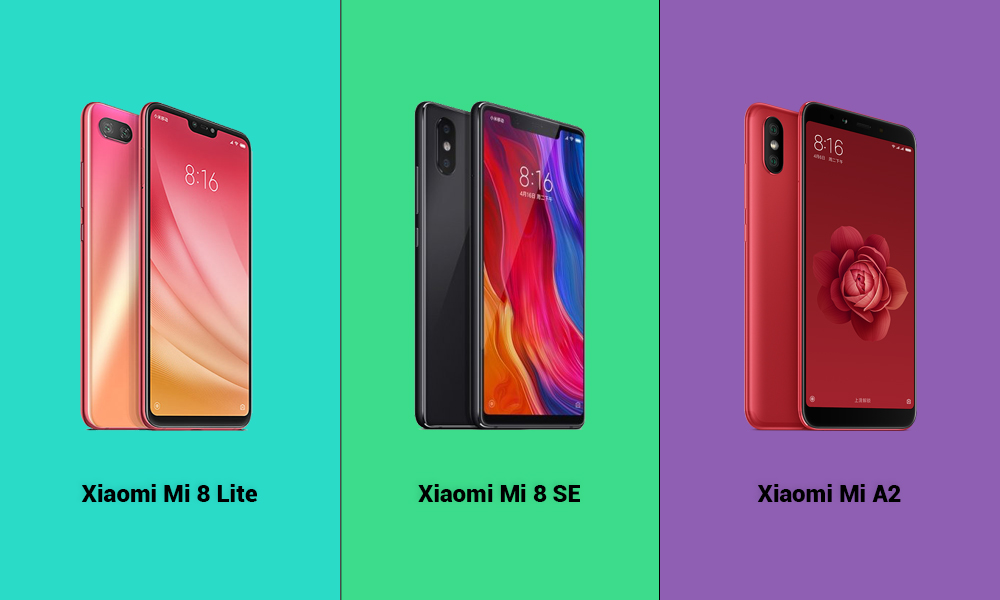 So sánh Mi 8 Lite, Mi 8 SE và Mi A2: Smartphone tầm trung nào đáng mua hơn?