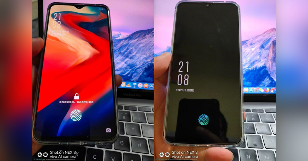 OnePlus 6T lộ ảnh thực tế: Màn hình "giọt nước" như OPPO F9, vân tay trong màn hình, có jack 3.5mm