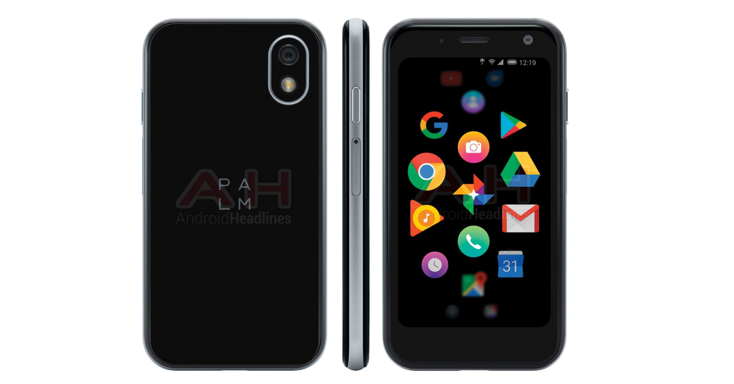 Lộ ảnh render smartphone Android của Palm: Thiết kế nhỏ nhắn, cấu hình cũng "nhỏ" không kém