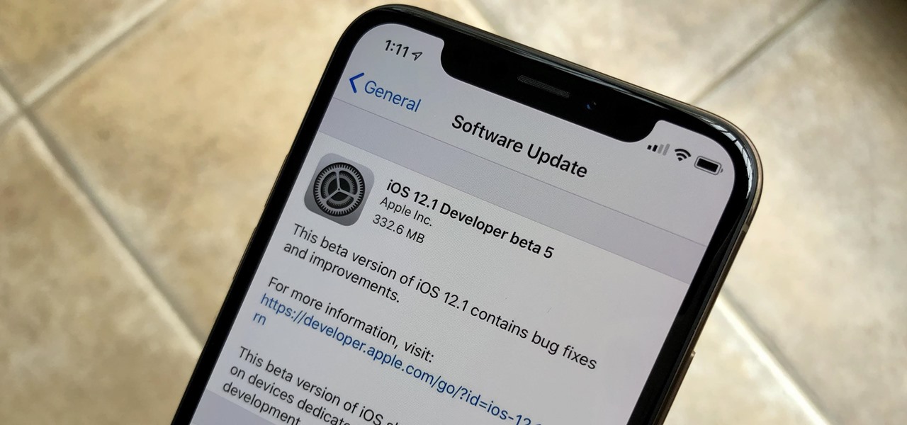 Apple phát hành iOS 12.1 Beta 5: Tập trung sửa lỗi và hoàn thiện hơn