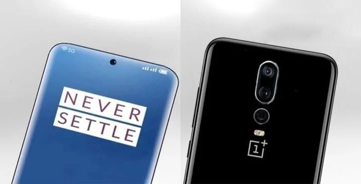 Hé lộ concept OnePlus 7 với camera selfie dưới màn hình, 3 camera ở mặt lưng