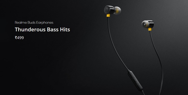 Realme Buds ra mắt: Âm bass mạnh mẽ, dây bọc kevlar, giá chỉ 160.000 đồng