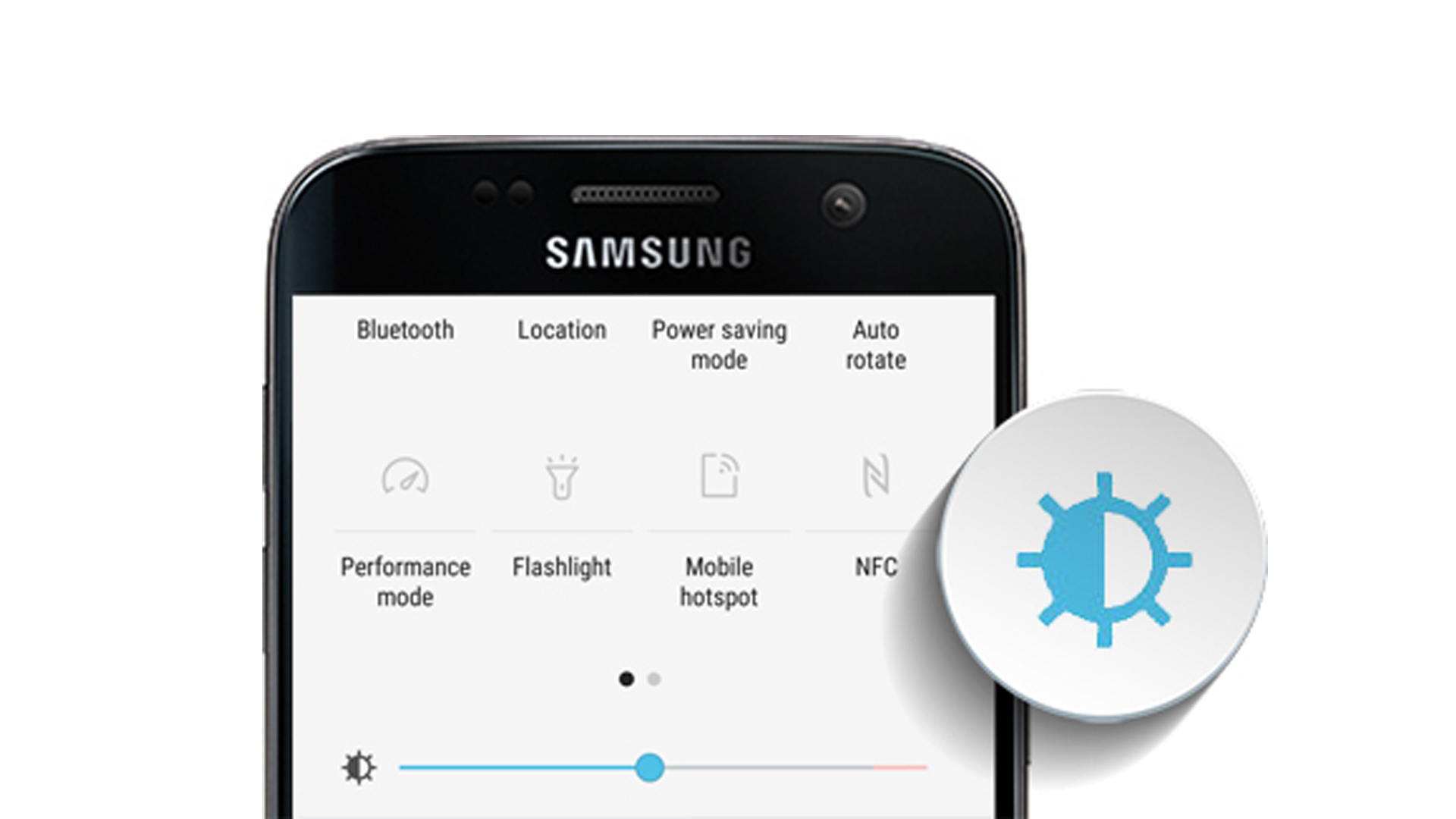 Smartphone Samsung giá rẻ sẽ điều chỉnh độ sáng màn hình bằng cách... chụp ảnh selfie
