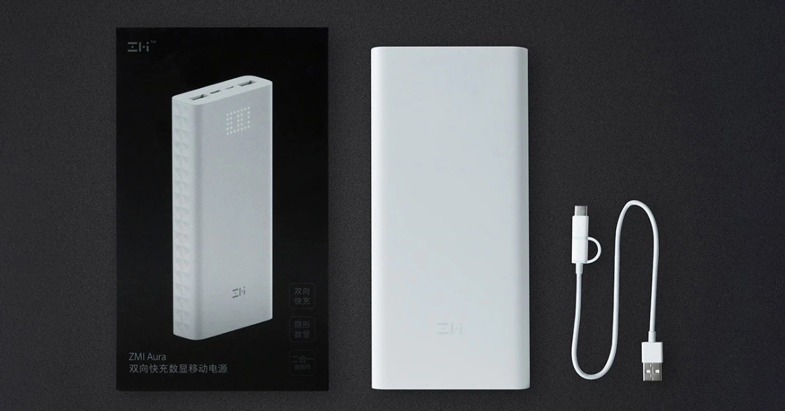 Xiaomi ra mắt sạc dự phòng ZMI Aura: Dung lượng 20.000mAh, sạc nhanh 2 chiều, giá chỉ 670.000 đồng