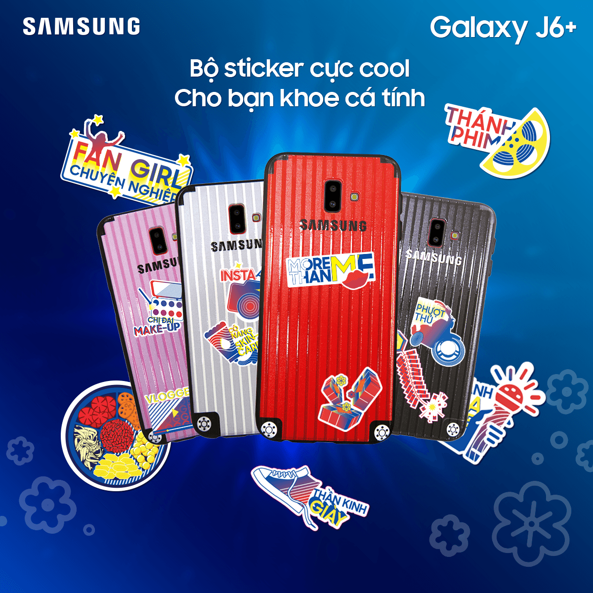 Sắm sửa thả ga - Tết thêm đột phá, tặng quà cực "SỐC" khi mua Galaxy J4+/J6+