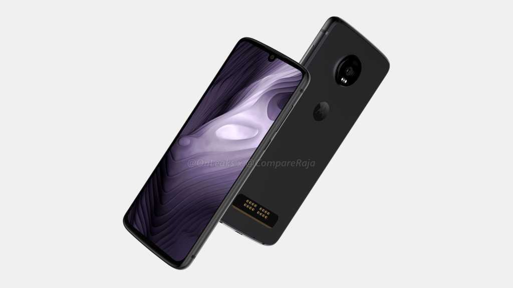Moto Z4 Play lộ diện với màn hình giọt nước, vẫn hỗ trợ module, có vân tay dưới màn hình