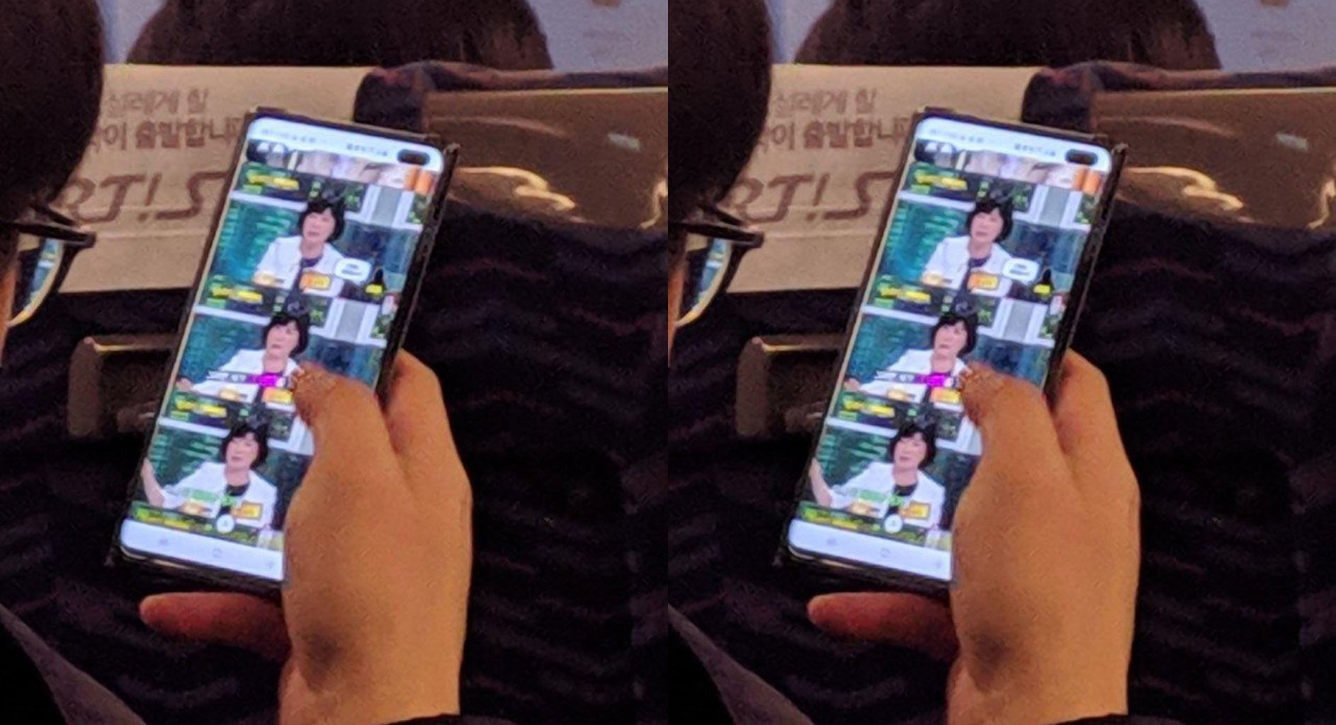 Galaxy S10 Plus lộ ảnh trên tay thực tế với màn hình "nốt ruồi"